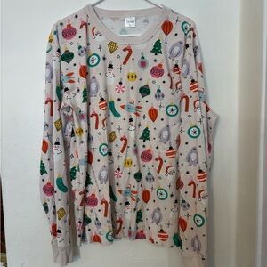 Christmas Women's Pajama Top and bottom. Smaller things